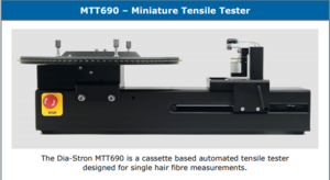 Tensile strength of hair test: Dia-Stron U.K